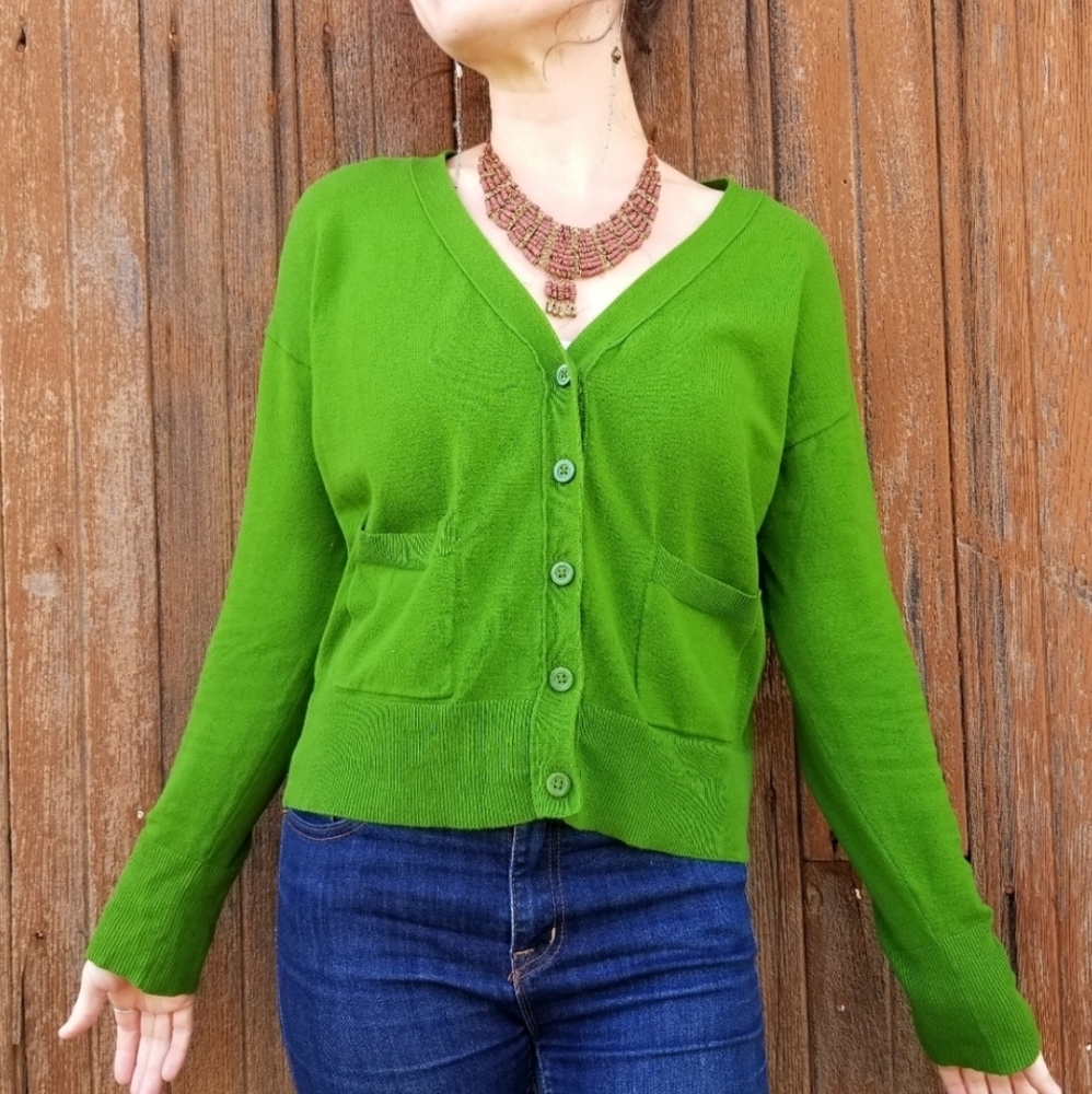 A New Day | button down lightweight cardigan - Picture 1 of 8